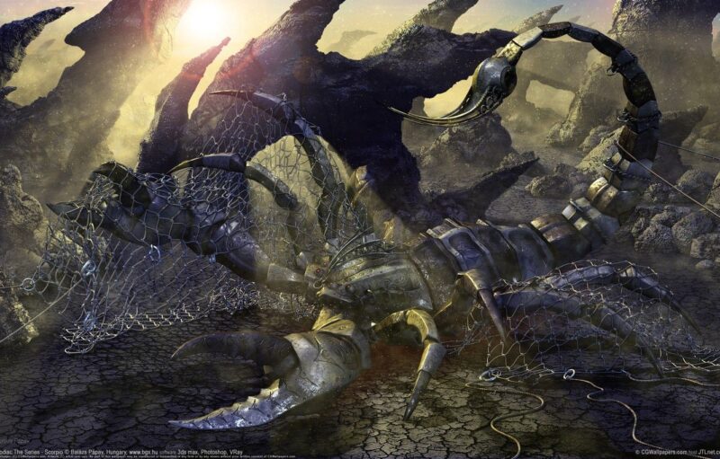 Hình ảnh cung Bò Cạp trong cuộc chiến