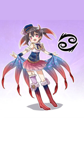 Hình Chibi cung Cự Giải nữ