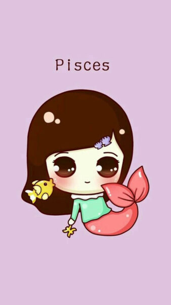 Hình ảnh cung Song Ngư chibi nữ