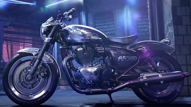 Hình nền Royal Enfield SG650 Concept 4K cho máy tính