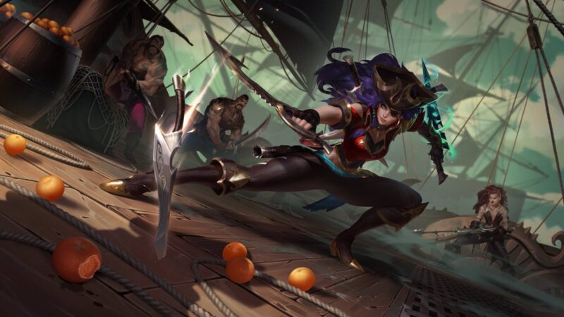 Hình nền Liên minh Tốc Chiến Katarina đẹp