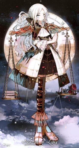 ảnh anime cung thiên bình đẹp