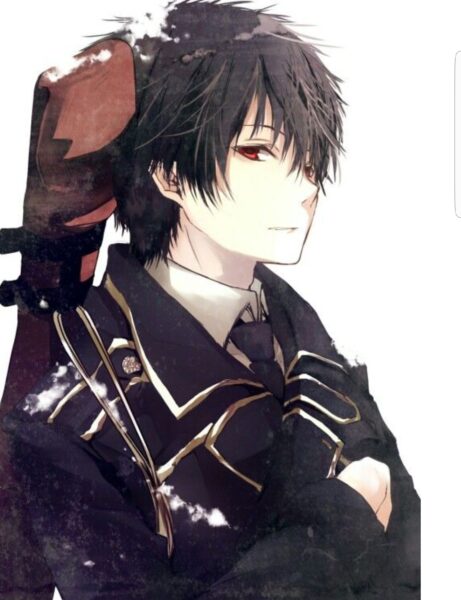 ảnh anime tóc đen đẹp, đơn giản