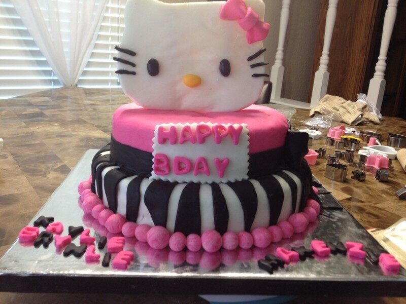 ảnh bánh sinh nhật đẹp dễ thương cho bé gái