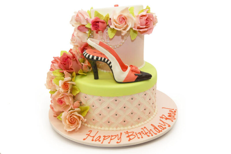 ảnh bánh sinh nhật đẹp hai tầng