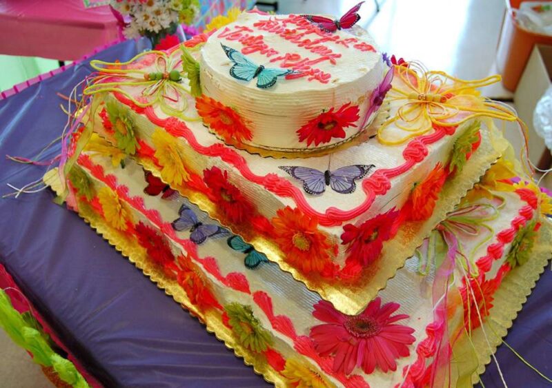 ảnh bánh sinh nhật đẹp màu sắc