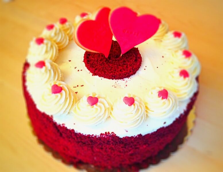 ảnh bánh sinh nhật đẹp trái tim