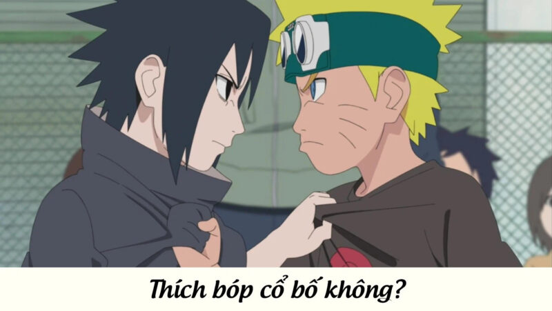 Ảnh chế Naruto và Sasuke