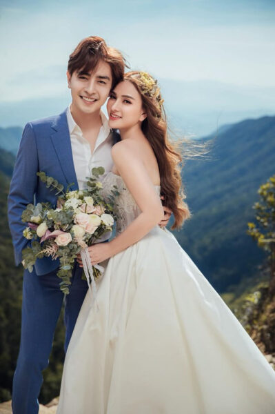 ảnh cười đẹp khi chụp ảnh cưới của Thu Thủy