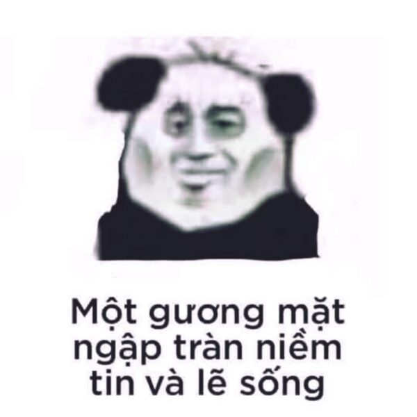 Ảnh meme gấu trúc Weibo mặt hóp