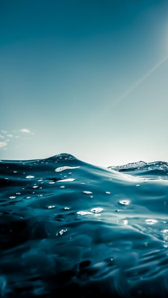 Ảnh nền biển cho iPhone xanh đen