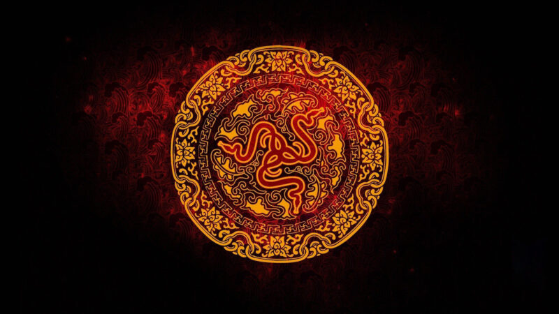 Ảnh nền razer đẹp vòng cam