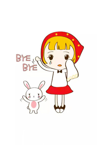 ảnh tạm biệt dễ thương