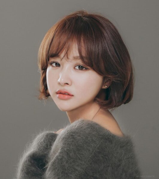 Ảnh tóc đẹp dáng ngắn và mái thưa