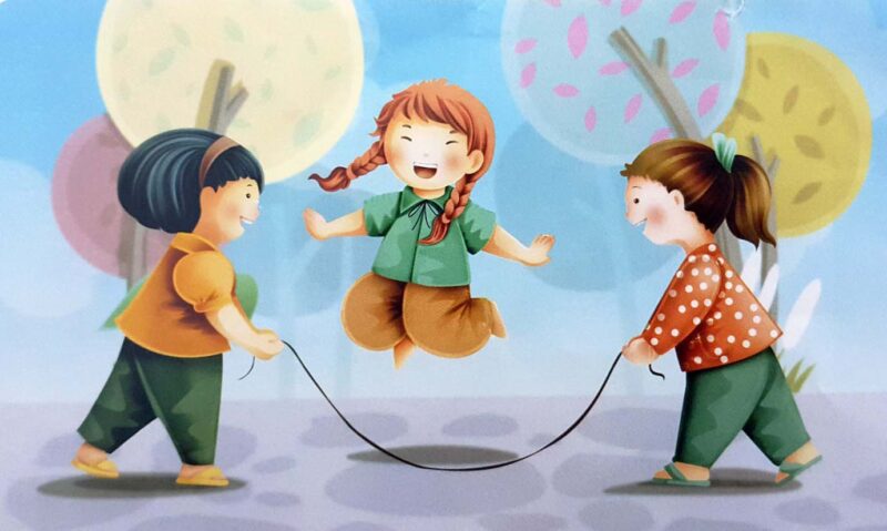 Ảnh trò chơi dân gian Việt Nam nhảy dây