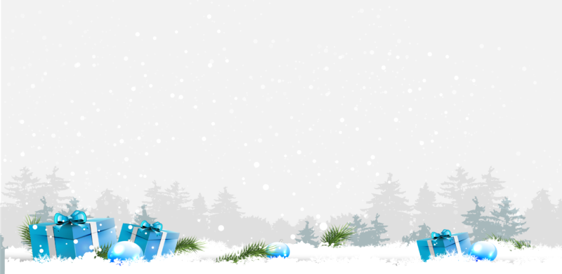 Background giáng sinh hộp quà xanh dương