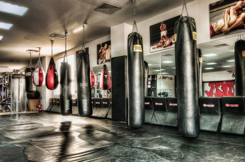 Background gym boxing