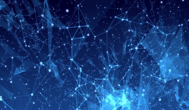 Background mạng lưới công nghệ vũ trụ