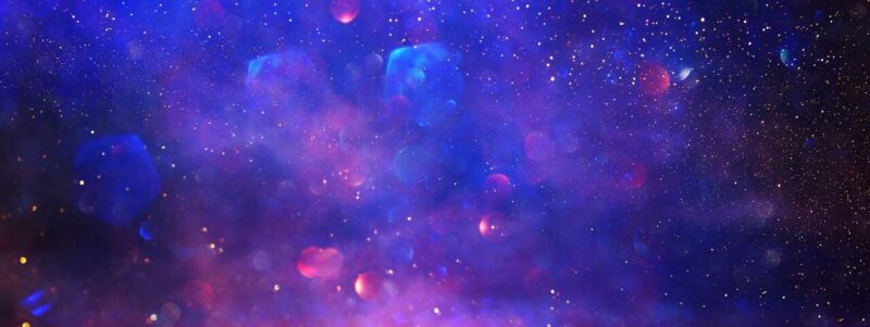 Background vũ trụ nền xanh lấp lánh