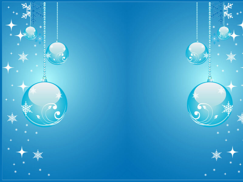 Background xanh dương bóng đèn treo lung linh