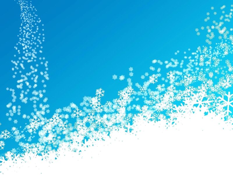 Background xanh dương tuyết trắng