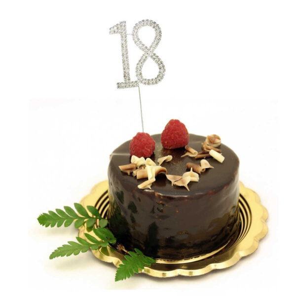 Bánh sinh nhật 18 tuổi phủ lớp chocola đẹp