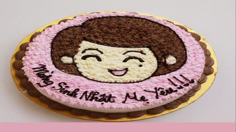 Bánh sinh nhật mẹ dễ thương