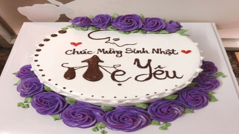 Bánh sinh nhật mẹ đẹp, tinh tế