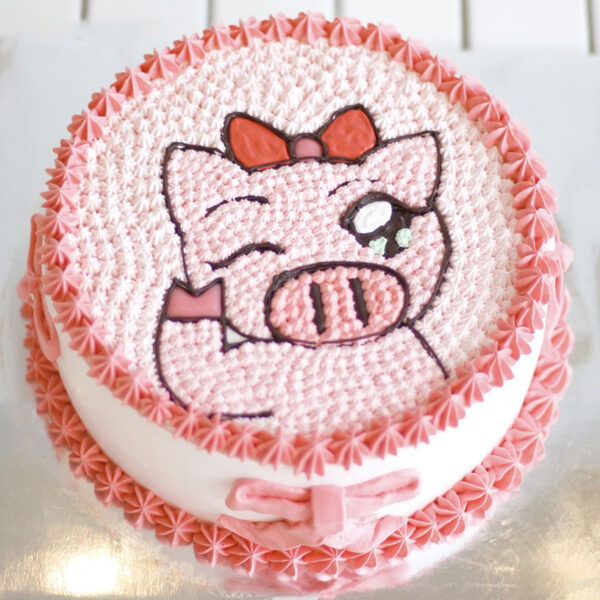 Bánh sinh nhật ngộ nghĩnh hình con heo