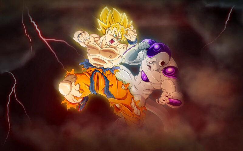 Hình ảnh 7 viên ngọc rồng Songoku tranh đấu