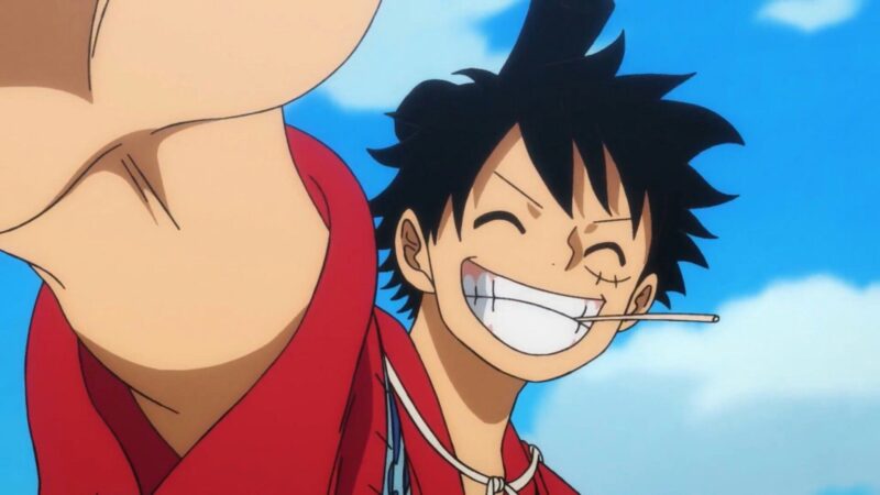 hình ảnh anime vui vẻ luffy