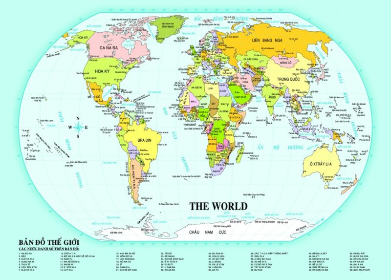 Hình ảnh bản đồ thế giới