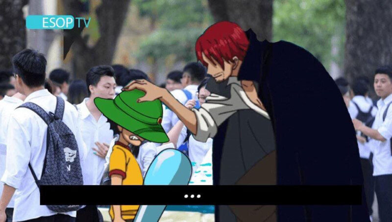 Hình ảnh chế One Piece - Bộ Quốc Phòng chờ con, Luffy