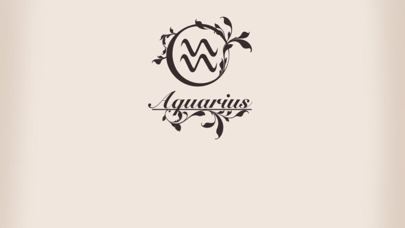 Hình ảnh cung Bảo Bình biểu tượng hồng trắng