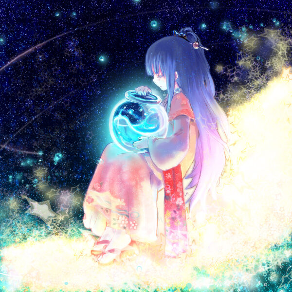 Hình ảnh cung Bảo Bình cô gái ngồi