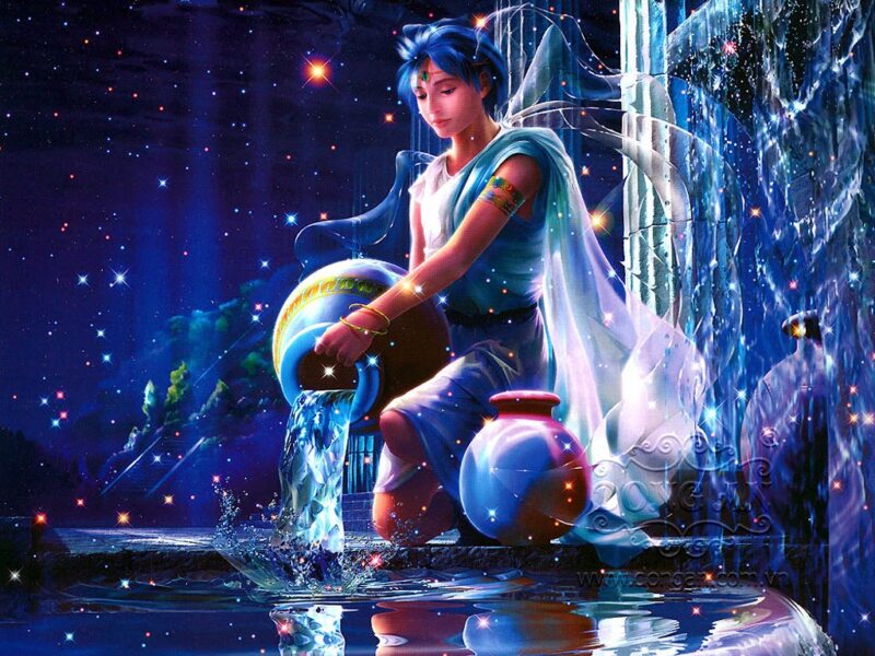 Hình ảnh cung Bảo Bình nghệ thuật nam