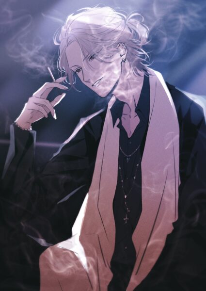 Hình ảnh Hút thuốc ngầu Anime