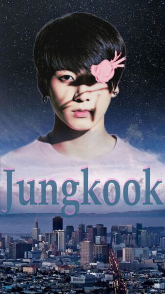 Hình ảnh Jungkook trên poster rất nghệ thuật