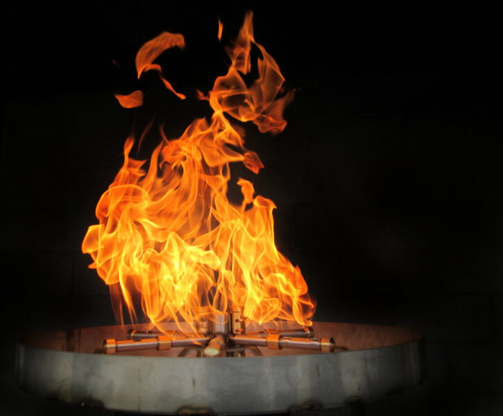 Hình ảnh lửa được nhân tạo