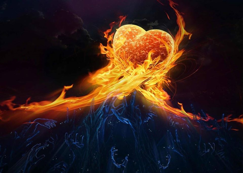 Khi nhìn thấy ngọn lửa cháy lớn là bạn sẽ cảm thấy sự náo động trong tim và cảm giác mãnh liệt của ngọn lửa khiến bạn không thể rời mắt. Hình ảnh \