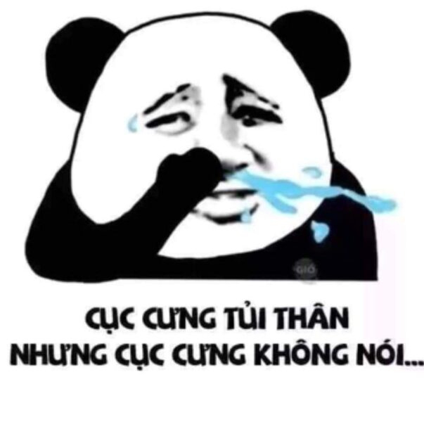 Hình ảnh meme gấu trúc Weibo rơi nước mắt