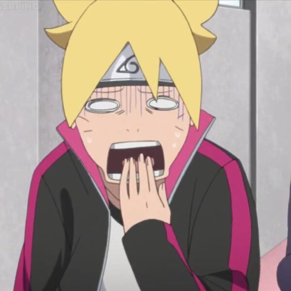 Hình ảnh Naruto chế - Boruto sợ hãi