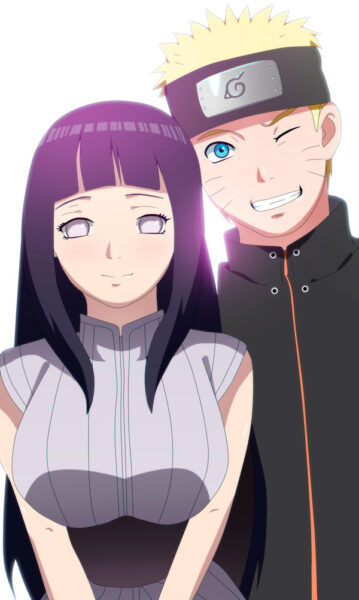 Hình ảnh Naruto vs Hinata cạnh nhau