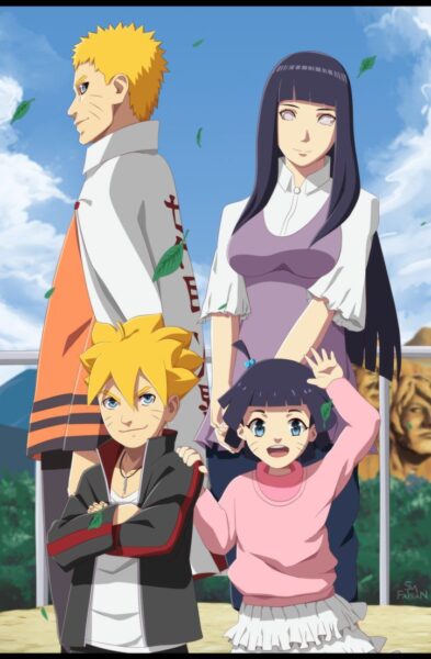 Hình ảnh Naruto vs Hinata và gia đình