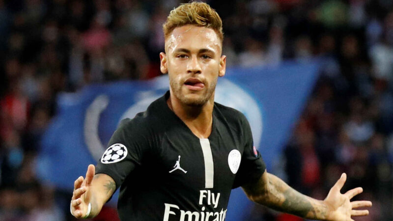 Hình ảnh Neymar ăn mừng bàn thắng