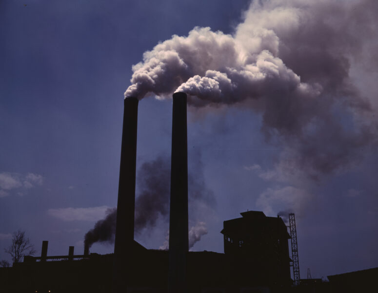 Bilder der Luftverschmutzung