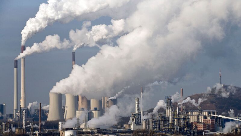Hình ảnh ô nhiễm không khí do chất thải