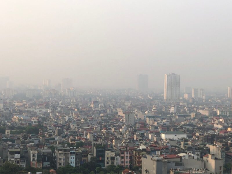 Hình ảnh ô nhiễm không khí do khí thải