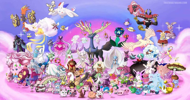 Hình ảnh pokemon xy - tập hợp những bảo bối nền hồng siêu xinh