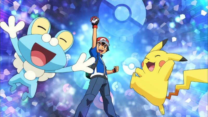 Hình ảnh pokemon xy vui vẻ chiến thắng
